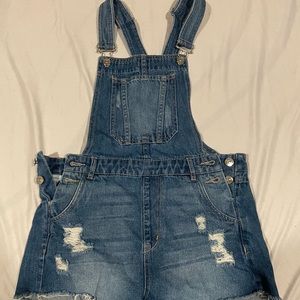 h&m jean-short overalls